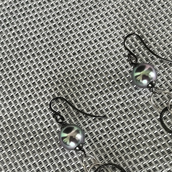 MARJORIE 1890 PRE-LOVED AUTHENTIC CLASSIC 8mm TAHITIAN FAUX PEARL NECKLACE SET - Picture 7 of 16